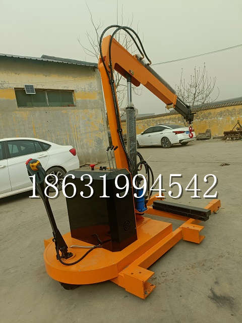 东乡族自治县自卸车厢随车吊 自制轮式四不像起重机 四驱平板吊 5吨 贵盛